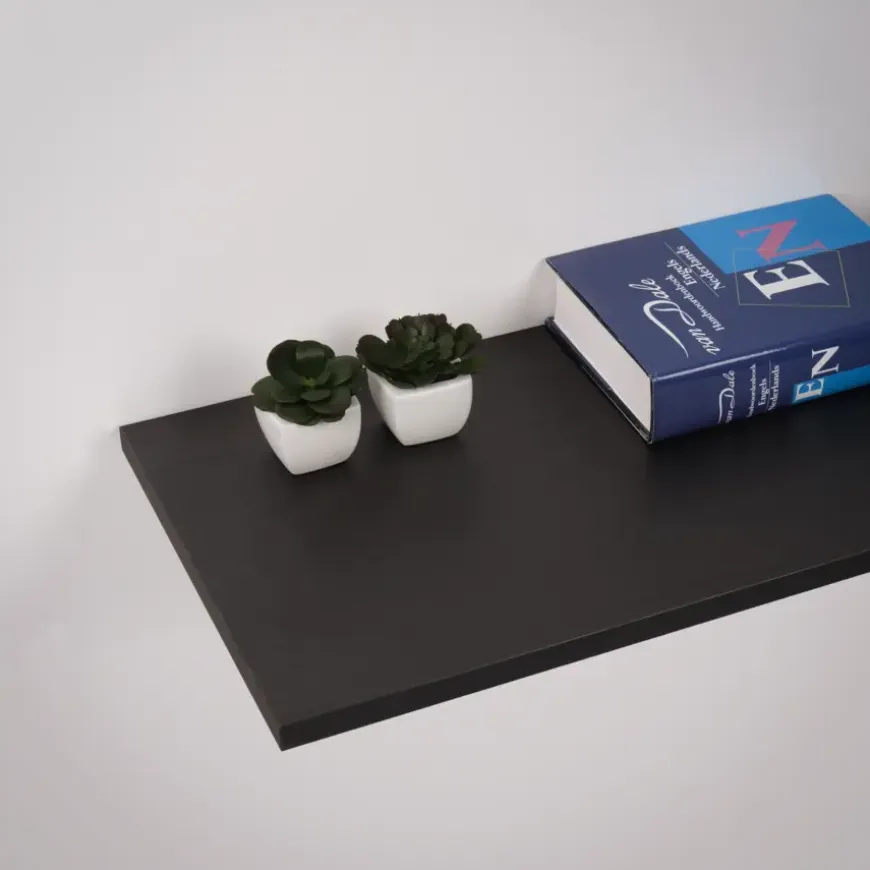 Meubelpaneel antraciet essen ABS fingerprint proof 80x40 cm 18 mm