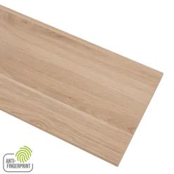 Meubelpaneel gebleekt eiken ABS fingerprint proof 240x60 cm 18 mm