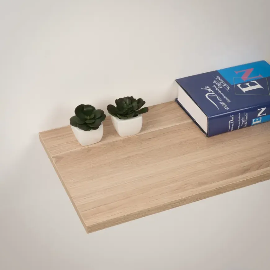 Meubelpaneel gebleekt eiken ABS fingerprint proof 80x40 cm 18 mm