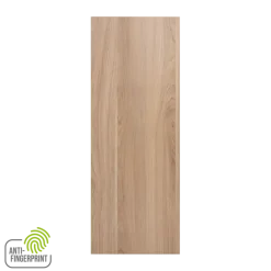 Meubelpaneel gebleekt eiken ABS fingerprint proof 80x40 cm 18 mm