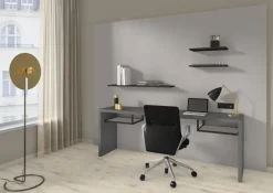Meubelpaneel inox metallic ABS 120x40 cm 18 mm