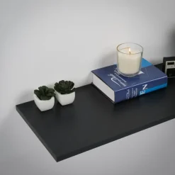 Meubelpaneel zwart ABS 240x60 cm 18 mm