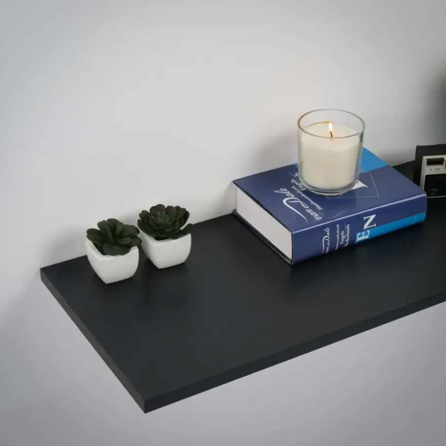 Meubelpaneel zwart ABS 120x40 cm 18 mm