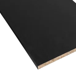 Meubelpaneel zwart eiken ABS 240x40 cm 18 mm