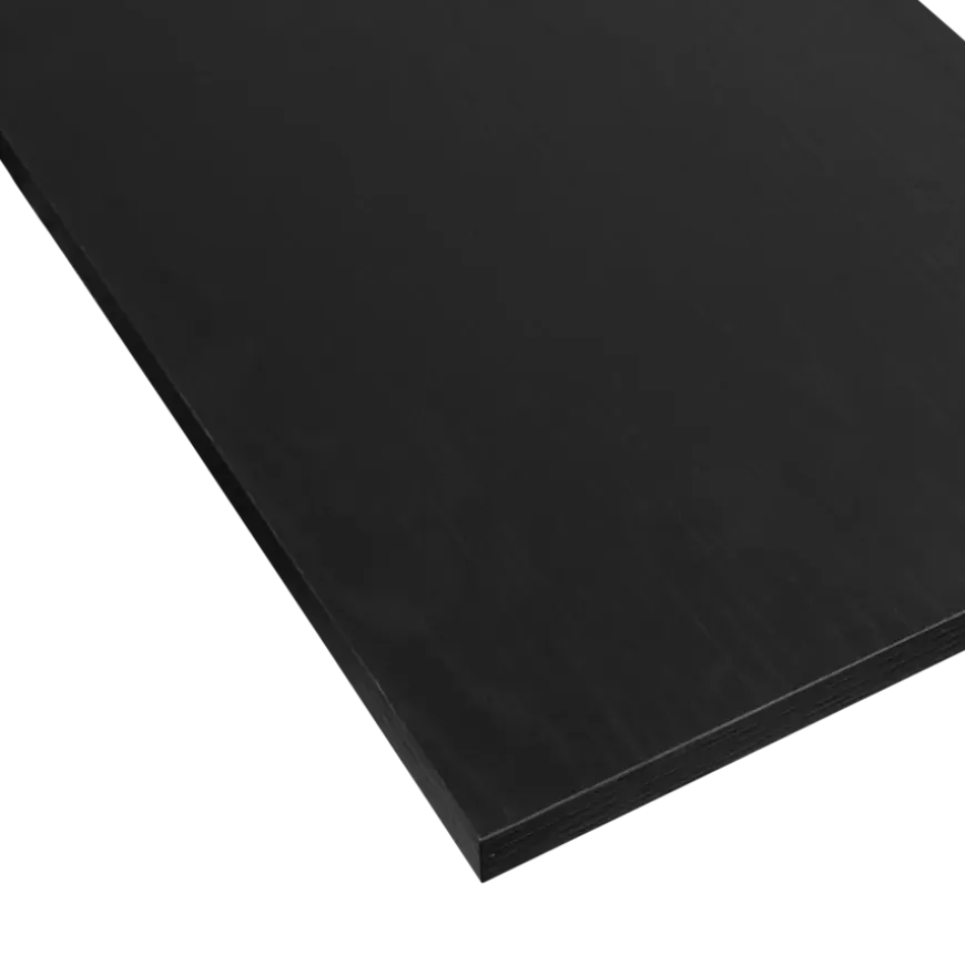 Meubelpaneel zwart eiken ABS 80x40 cm 18 mm