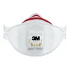 3M fijn stof masker vouwbaar met uitademventiel 9332C1 2 stuks