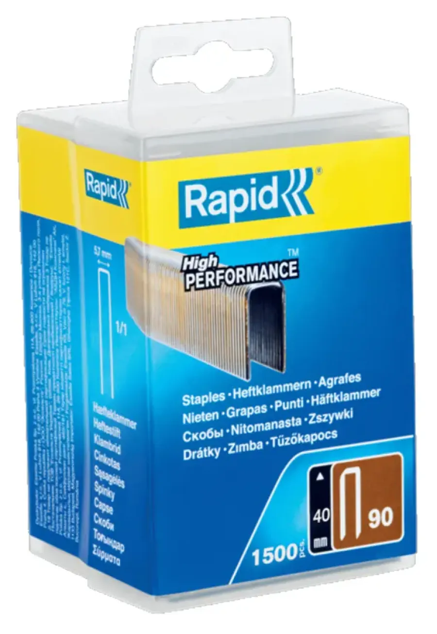 Rapid 90/40mm nieten 1.500 st., Kunststofbox
