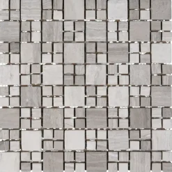 Geen Mozaiek Beige/Taupe/Grijs 27 cm x 27 cm