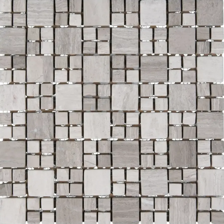 Geen Mozaiek Beige/Taupe/Grijs 27 cm x 27 cm
