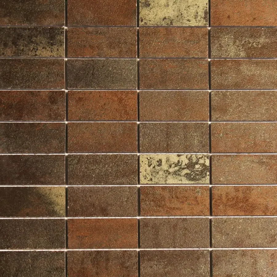 Geen Mozaiek Corten Brons 30 cm x 30 cm