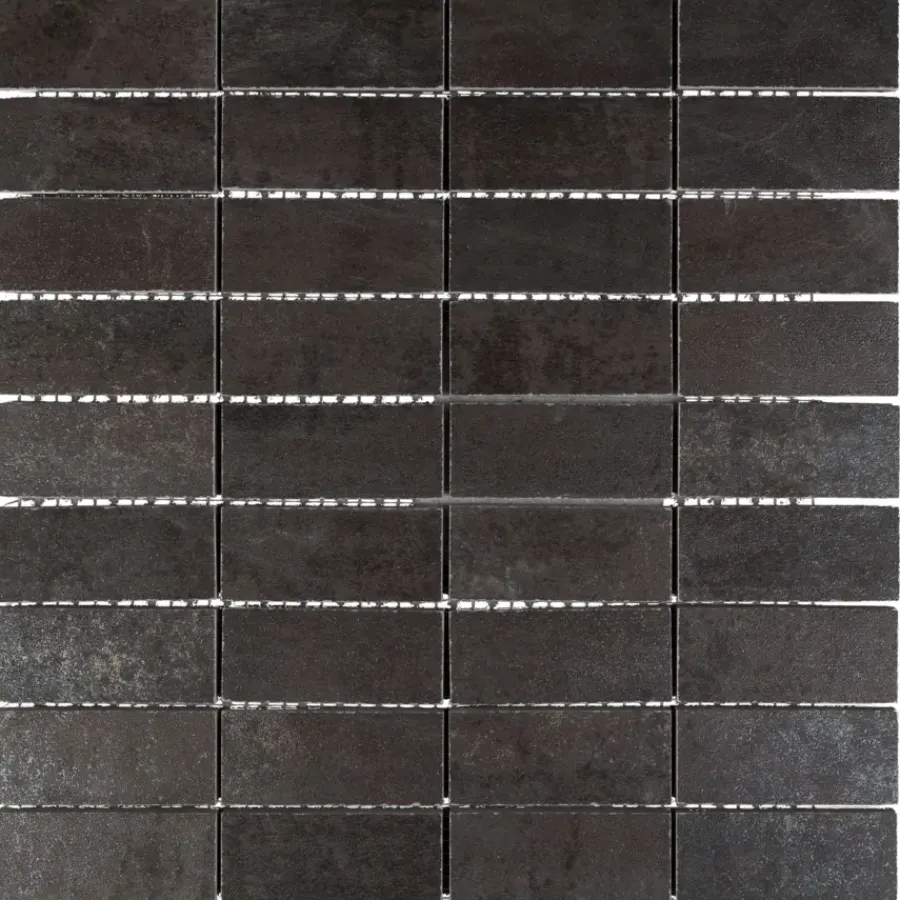 Geen Mozaiek Corten Zwart 30 cm x 30 cm