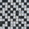 Geen Mozaiek Wit/Zwart/Grijs 30X30CM 4 stuks