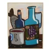 Geen Muurdecoratie blauw FSC Mix - l31xb41xh3cm