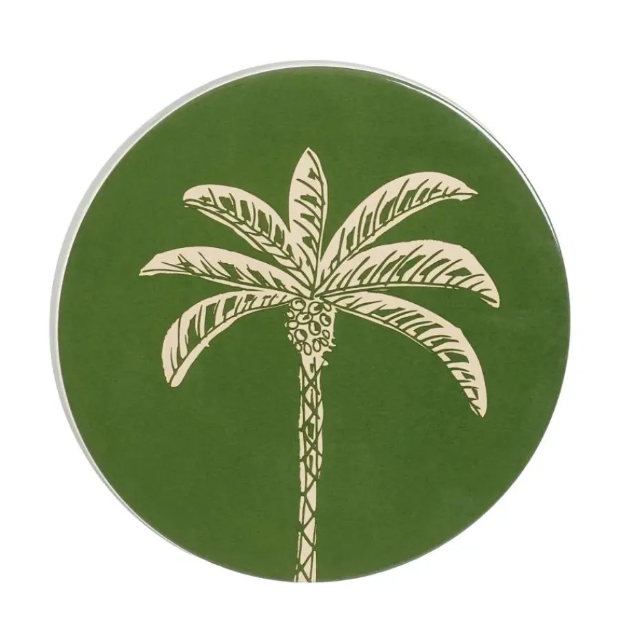 Geen Muurdecoratie palmboom groen - h1,5xd21cm
