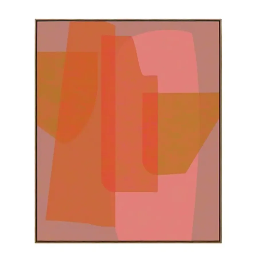 Geen Muurdecoratie roze FSC 100% - l100xb120xh3,5cm