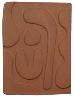 Geen Muurdecoratie terra - l20,5xb27,5xh1,5cm