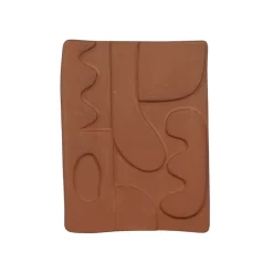Geen Muurdecoratie terra - l18,5xb24xh1,5cm