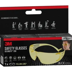 3M Veiligheidsbril Gele Glazen
