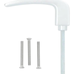 Nemef montageset aluminium kruk voor deuren met dikte 58-62 mm