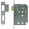 NEMEF 1200 serie insteekslot badkamerslot/wc-slot met gelakte voorplaat Doorn 50mm PC 63mm