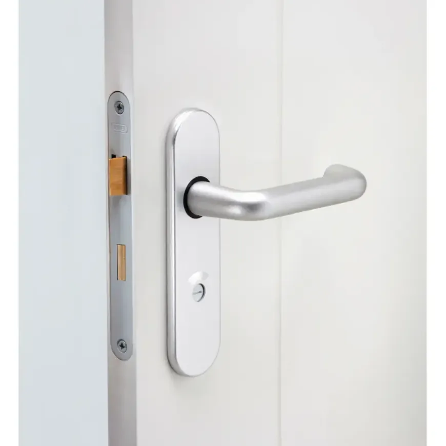 NEMEF 1200 serie insteekslot badkamerslot/wc-slot met rvs voorplaat Doorn 50mm PC 63mm
