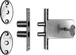 NEMEF veiligheidsbijzetslot SKG 1-ster Doorn 47mm (2 stuks gelijksluitend)