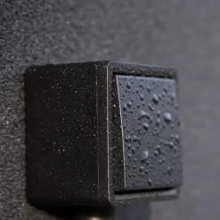 Niko Hydro Spatwaterdicht Wisselschakelaar Zwart
