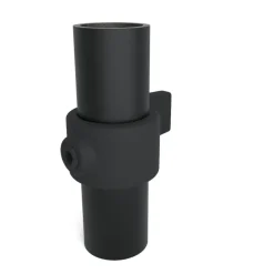 Novidade steigerbuis bevestigingsring zwart ø 21 mm