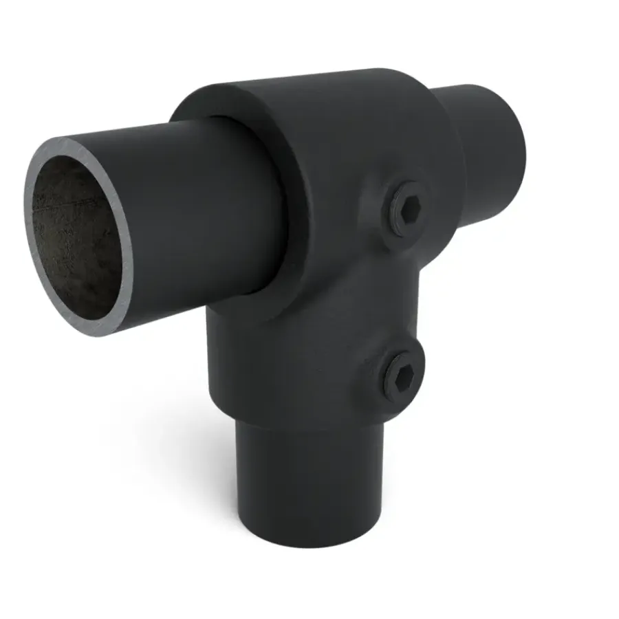 Novidade steigerbuis koppelstuk t-stuk zwart ø 27 mm