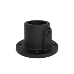 Novidade steigerbuis koppelstuk voetplaat zwart ø 21 mm