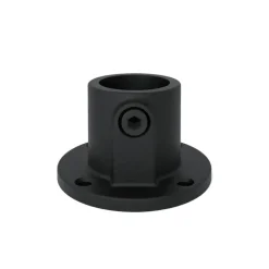 Novidade steigerbuis koppelstuk voetplaat zwart ø 21 mm