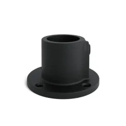 Novidade steigerbuis koppelstuk voetplaat zwart ø 21 mm