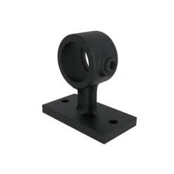 Novidade steigerbuis koppelstuk leuningdrager zwart ø 27 mm