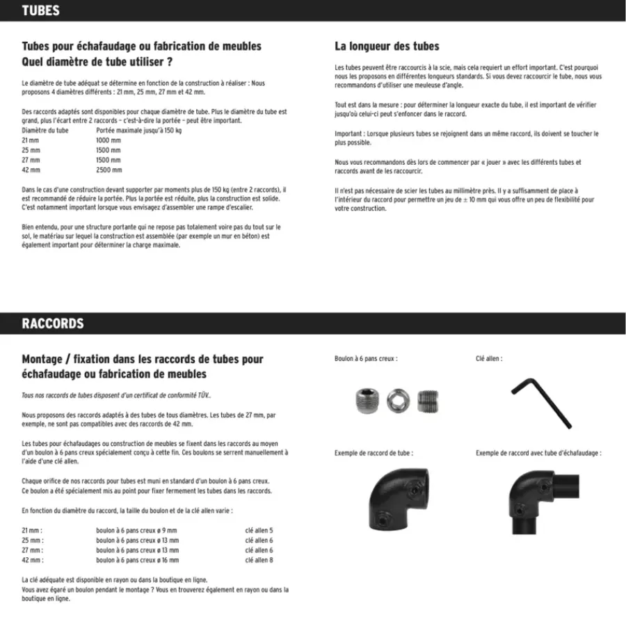 Novidade steigerbuis koppelstuk leuningdrager zwart ø 27 mm
