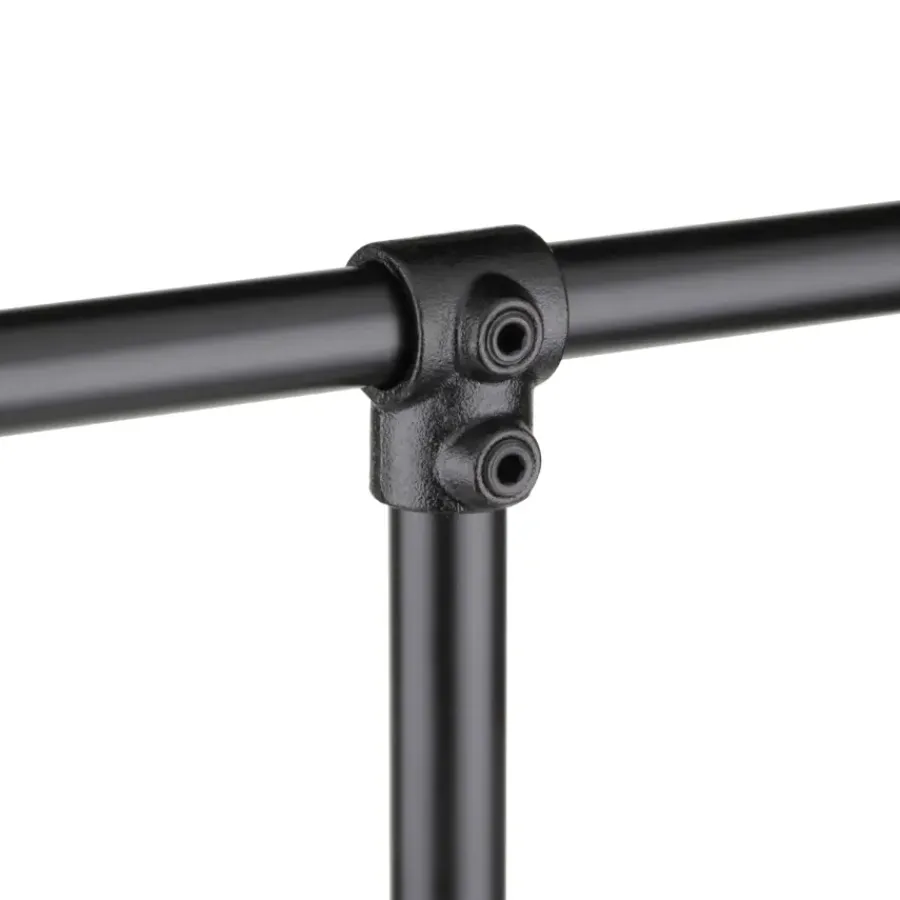 Novidade steigerbuis koppelstuk t-stuk zwart ø 42 mm