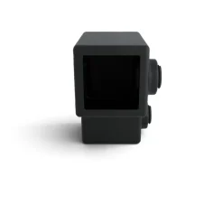 Novidade steigerbuis koppelstuk vierkant kniestuk zwart ø 25 mm