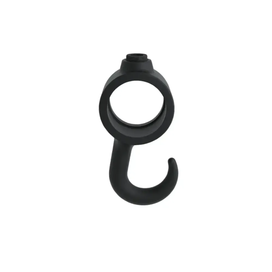 Novidade steigerbuis koppelstuk met haak zwart ø 21 mm