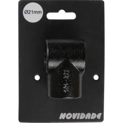 Novidade steigerbuis koppelstuk t-stuk zwart ø 21 mm