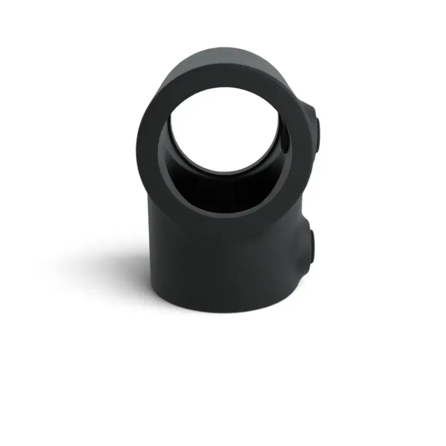 Novidade steigerbuis koppelstuk t-stuk zwart ø 21 mm