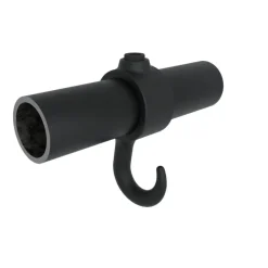 Novidade steigerbuis koppelstuk met haak zwart ø 27 mm