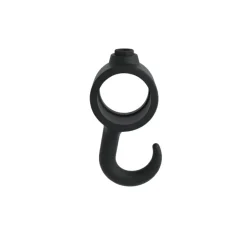 Novidade steigerbuis koppelstuk met haak zwart ø 27 mm