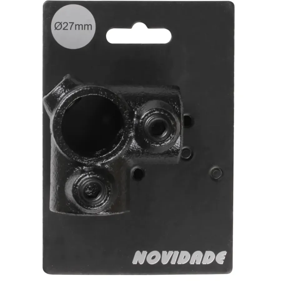 Novidade steigerbuis koppelstuk hoekstuk zwart ø 27 mm
