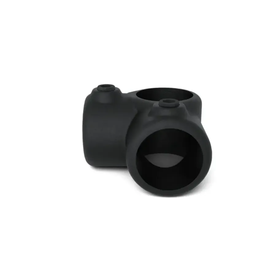 Novidade steigerbuis koppelstuk hoekstuk zwart ø 27 mm