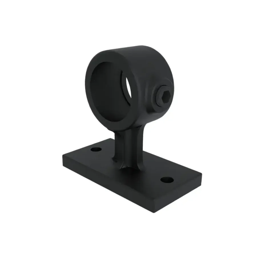 Novidade steigerbuis koppelstuk leuningdrager zwart ø 21 mm