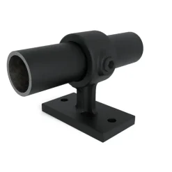 Novidade steigerbuis koppelstuk leuningdrager zwart ø 21 mm