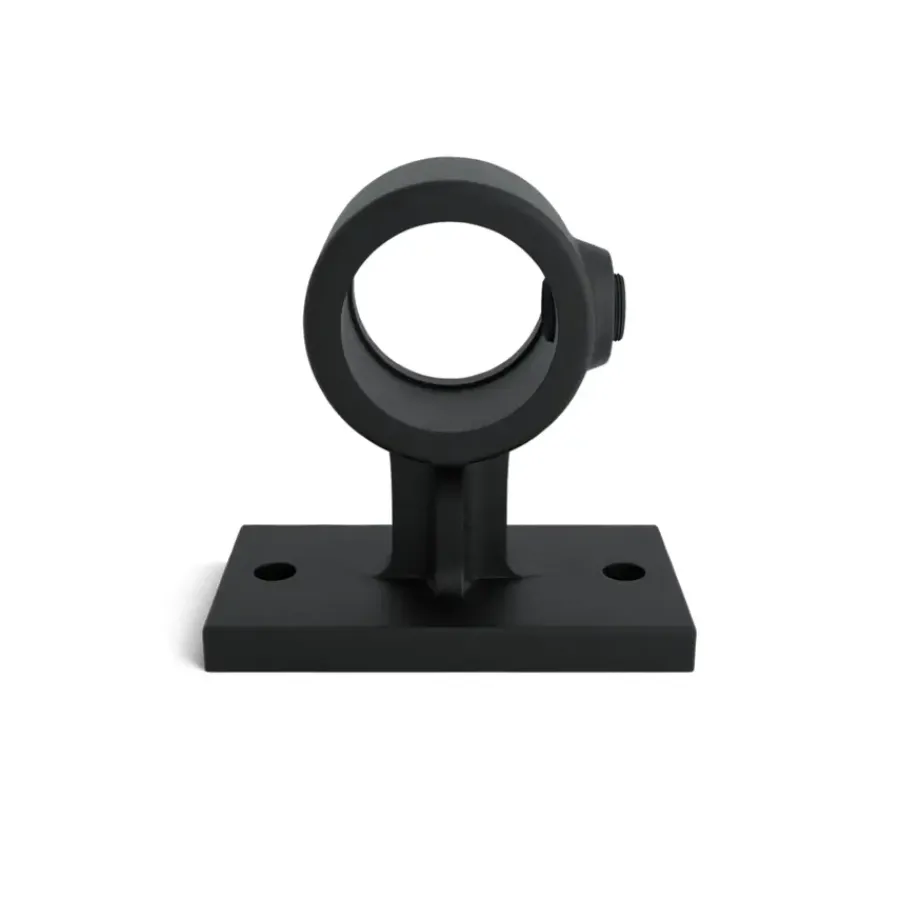 Novidade steigerbuis koppelstuk leuningdrager zwart ø 21 mm