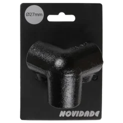 Novidade steigerbuis koppelstuk hoekstuk zwart ø 27 mm