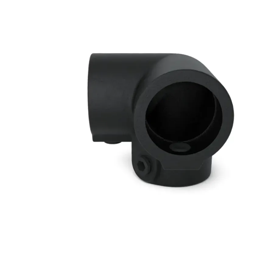 Novidade steigerbuis koppelstuk hoekstuk zwart ø 21 mm