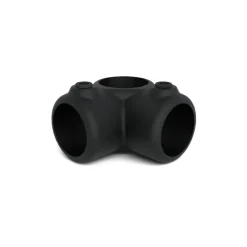 Novidade steigerbuis koppelstuk hoekstuk zwart ø 21 mm