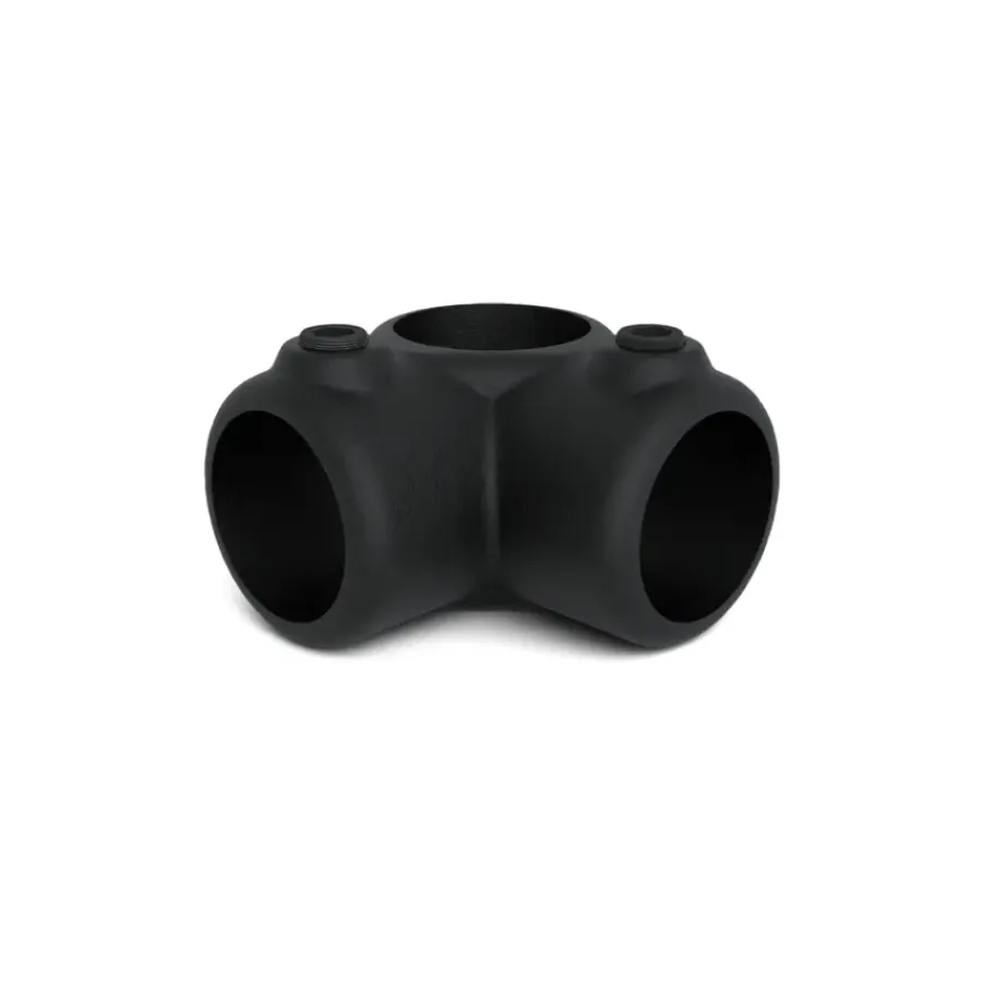 Novidade steigerbuis koppelstuk hoekstuk zwart ø 21 mm